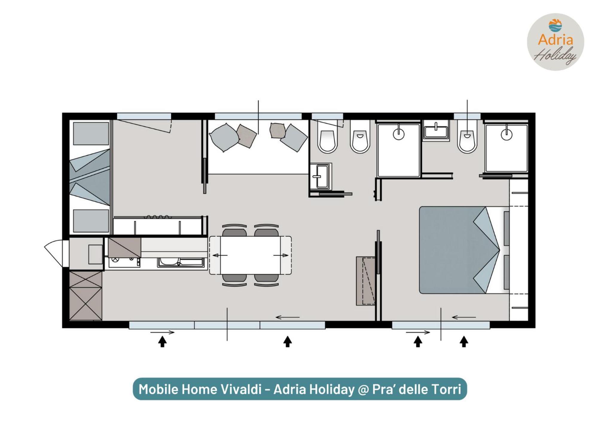 Pra' Delle Torri - Adria Holiday Mobile Homes กาออร์เล ภายนอก รูปภาพ