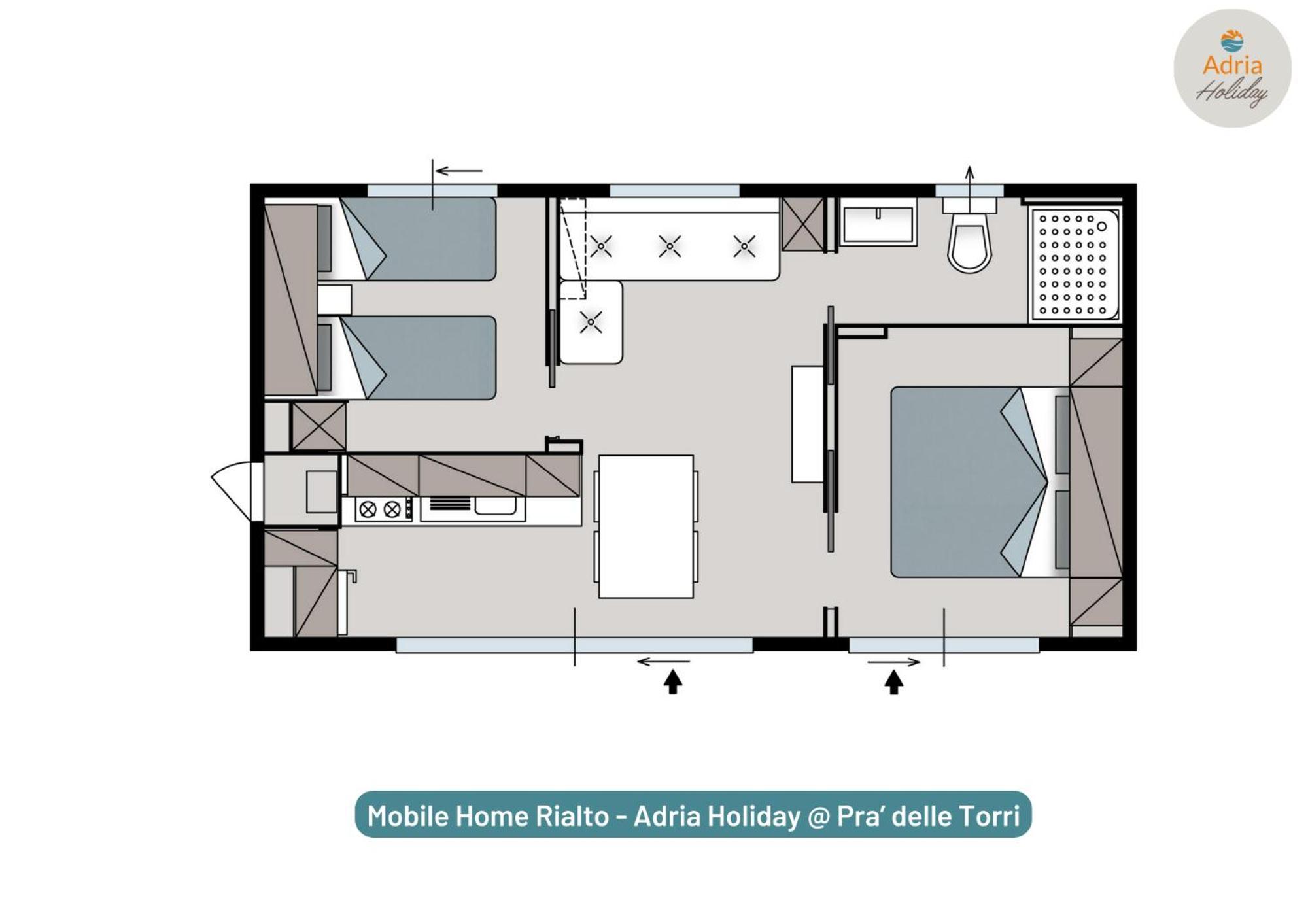 Pra' Delle Torri - Adria Holiday Mobile Homes กาออร์เล ภายนอก รูปภาพ